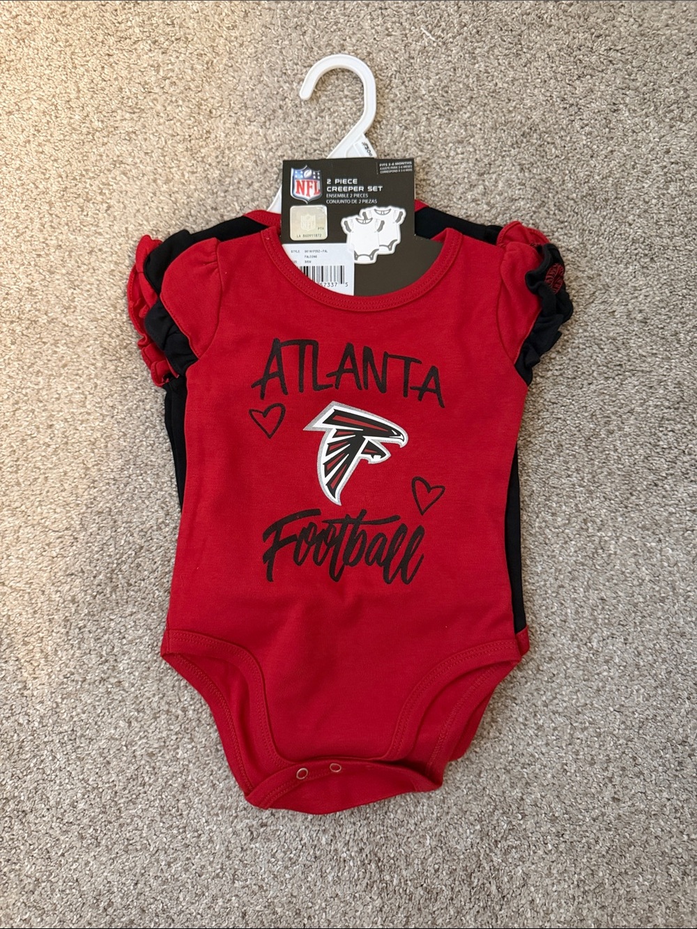 Atlanta Falcons 2 Piece Creeper Set